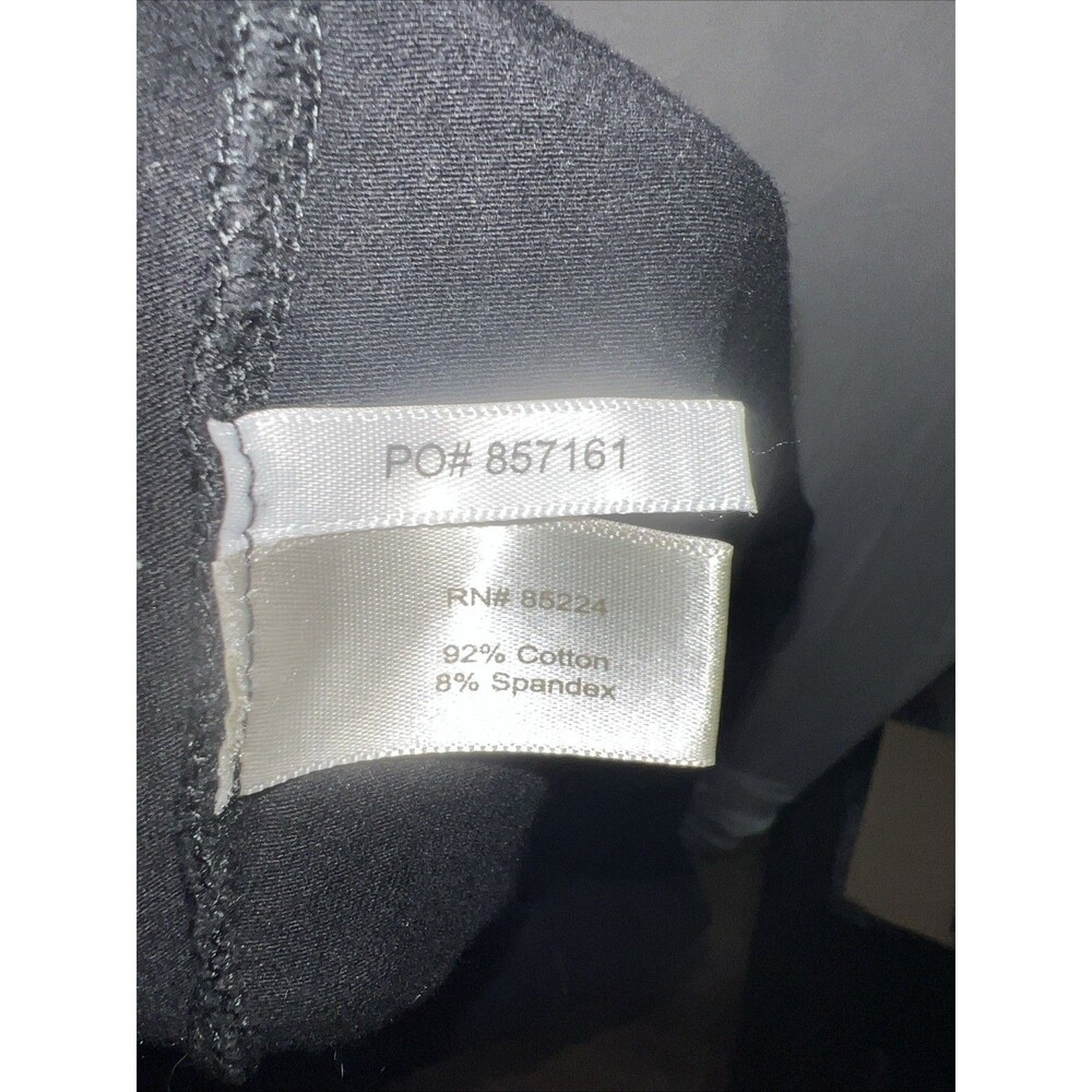 BOSTON PROPER Women's Long Sleeve Top Black V Neck Size Small w/extra Layer - Picture 6 of 7